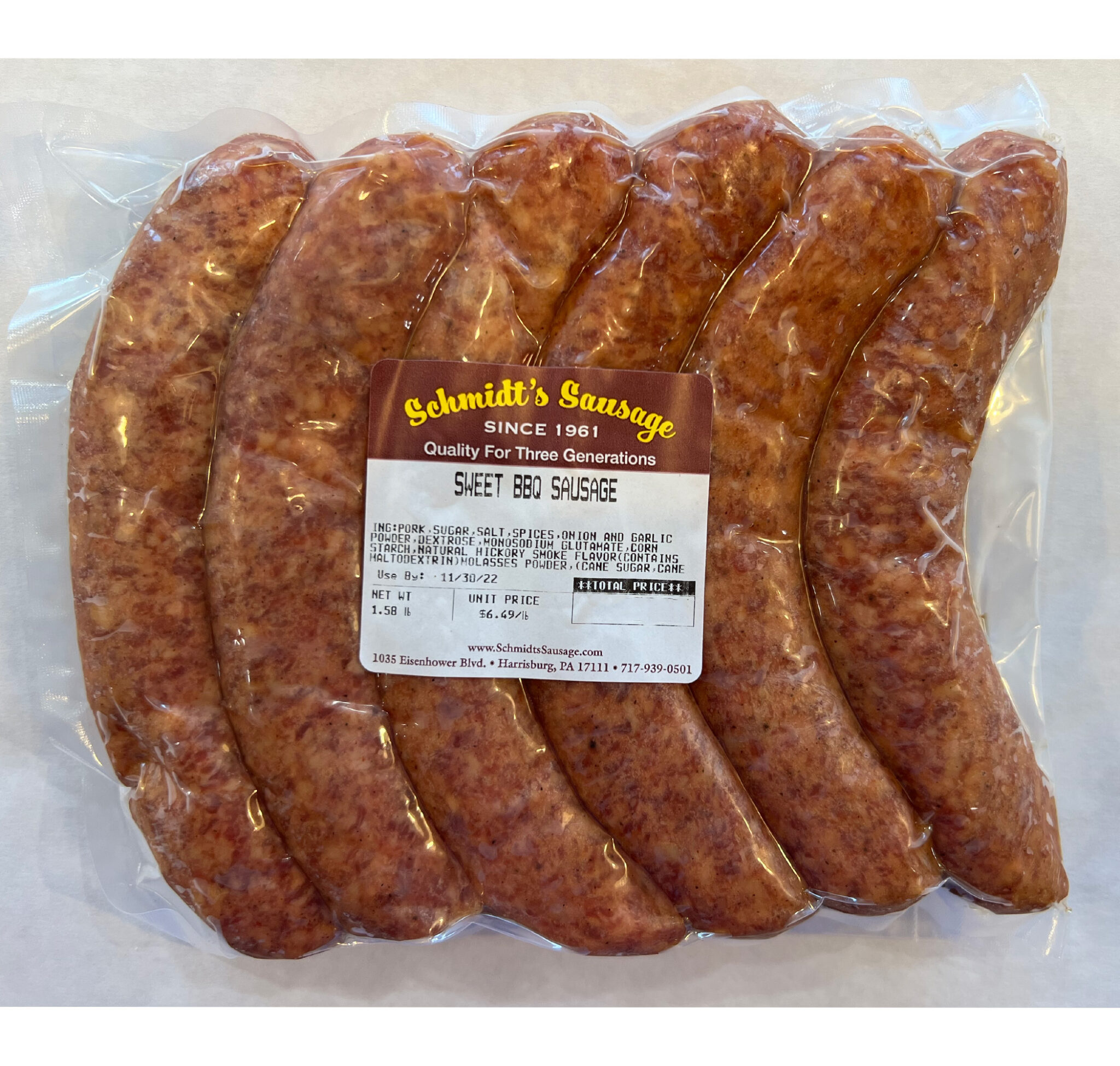 Sweet BBQ Sausage – Schmidt's Sausage Shop